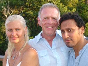 April Daisy White, Jean-Louis Rodrigue, and Aasif Mandvi. Photo courtesy of April Daisy White