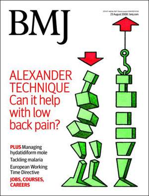 August 23rd, 2008 cover of BMJ