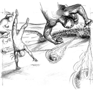 Drawing courtesy of Mark Fisher, Theatre and Set Designer